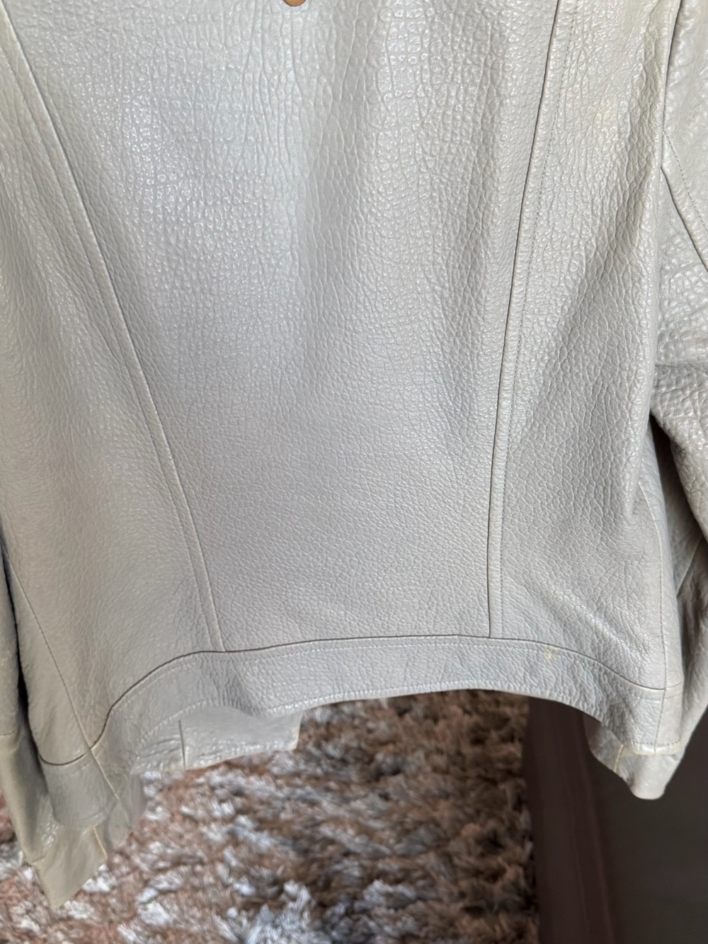 Mackage Women's Gray Lisa Leather Moto Jacket - Picture 5 of 5